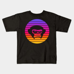 monkey bored face Kids T-Shirt